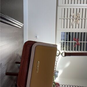 Steve Madden Brown and Tan Crossbody Bag